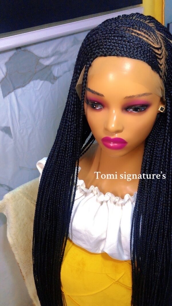 Flowing Cornrow Braided Wig